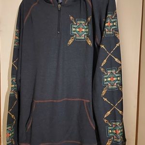 Cowgirl Tuff 1/4 zip hoodie